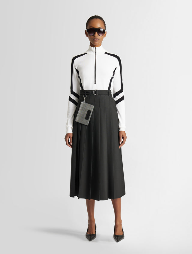 fusalp PULL VIRGINIE Noir/firefly/neige