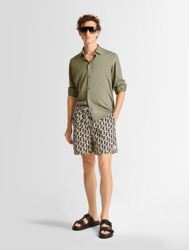 fusalp SHORT DE BAIN HOLFO F3D F3d twill/marin