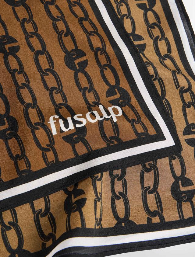 Fusalp SILK SCARF Skieurs Sodalite/neige