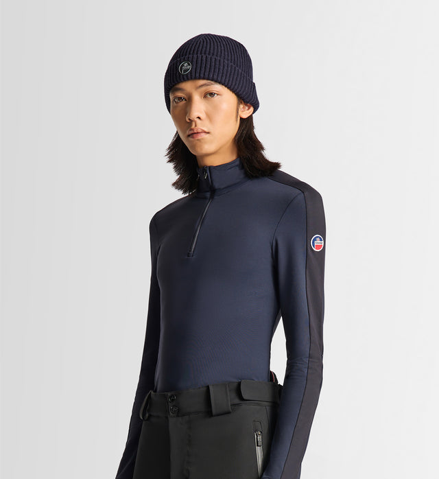 fusalp SOUS PULL ALPILLE Marin/noir