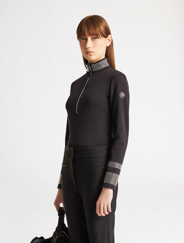Fusalp SOUS PULL ORION CRYSTAL Noir