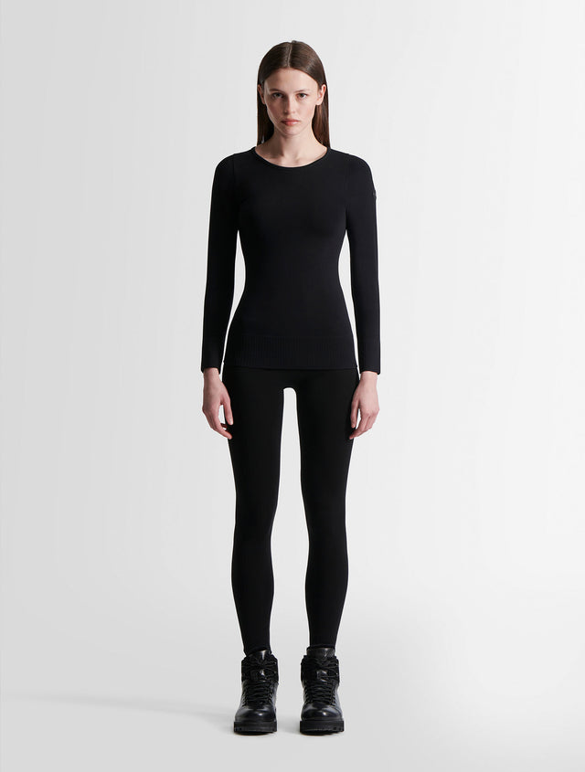 fusalp SOUS PULL TROOP COL ROND Noir