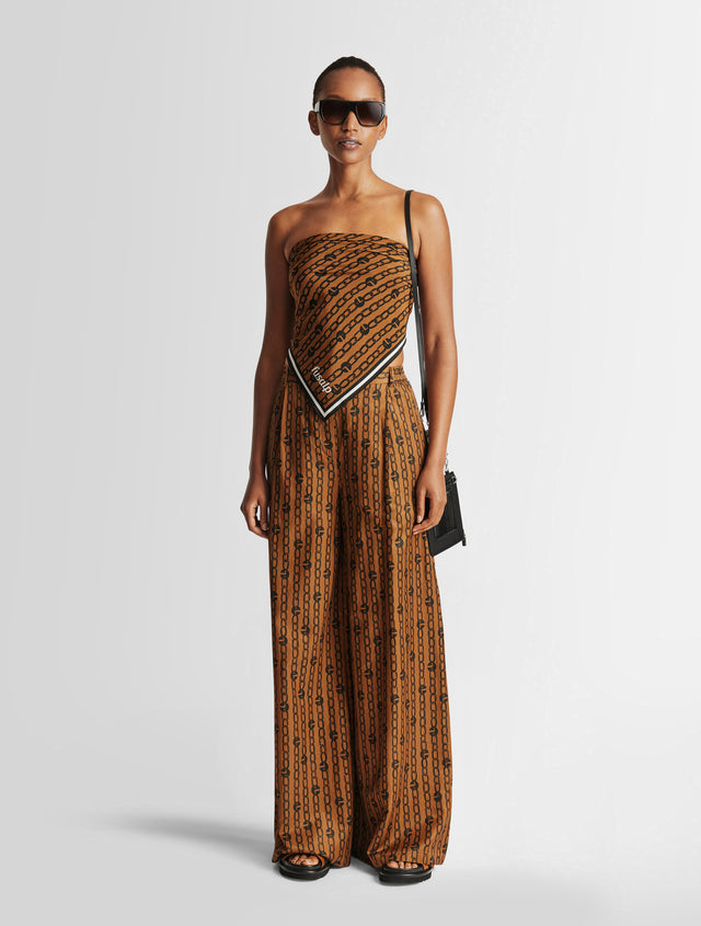 fusalp PANTALON AURORRU CHAINE Chaines palissandre/noir