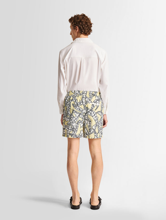 Fusalp SHORT DE BAIN HOLFO JUNGLE Jungle Ski Pop Corn/nimbu