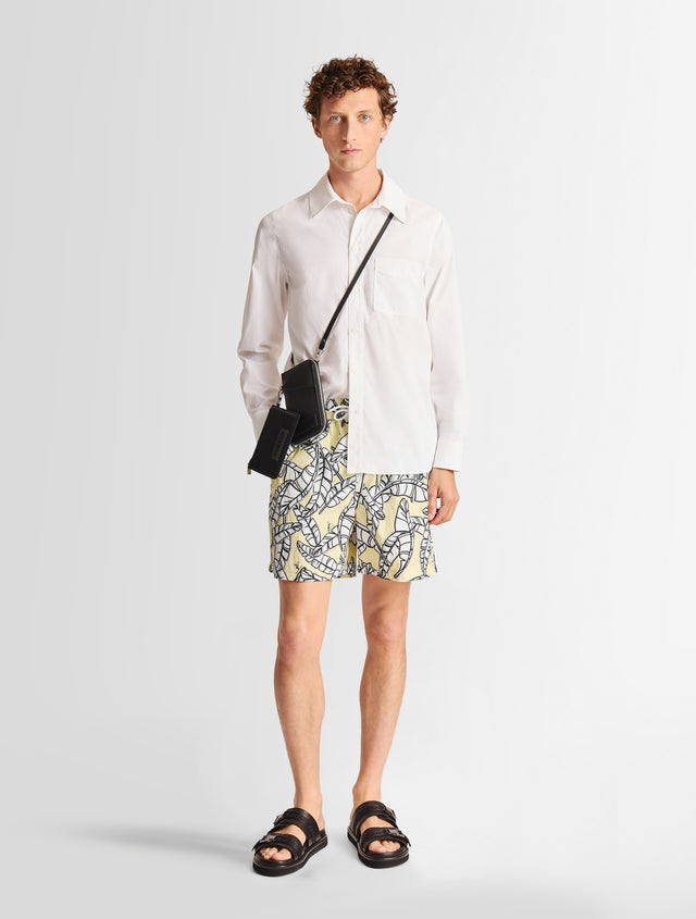 fusalp SHORT DE BAIN HOLFO JUNGLE Jungle ski pop corn/nimbu