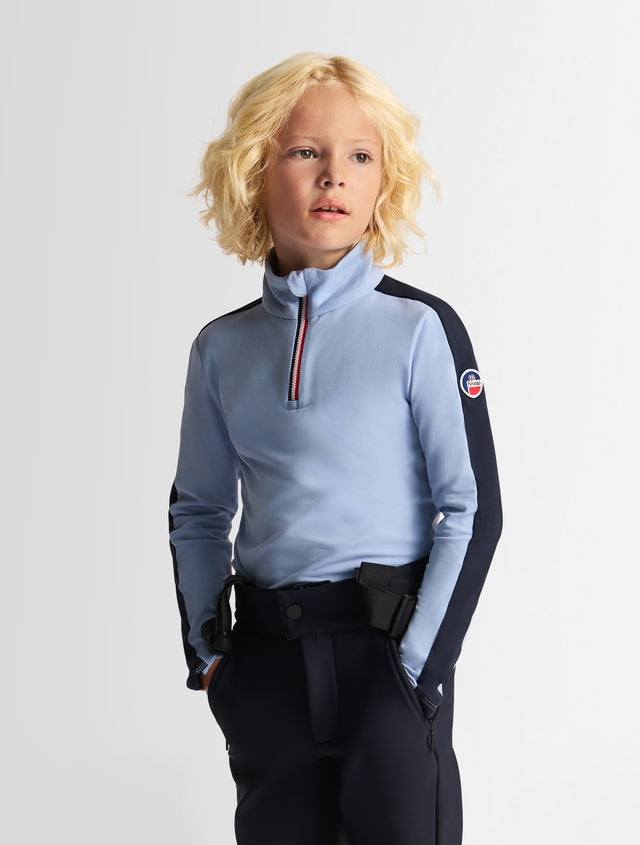 Fusalp TEE SHIRT MANCHES LONGUES SINOPE Marin/racing