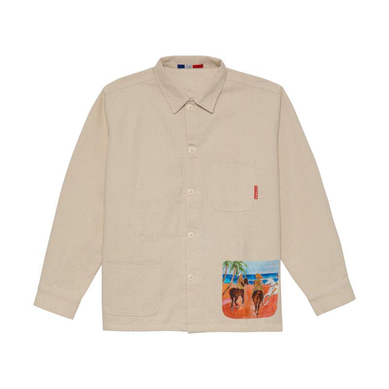 g.kero Blanc de travail Chevauchée