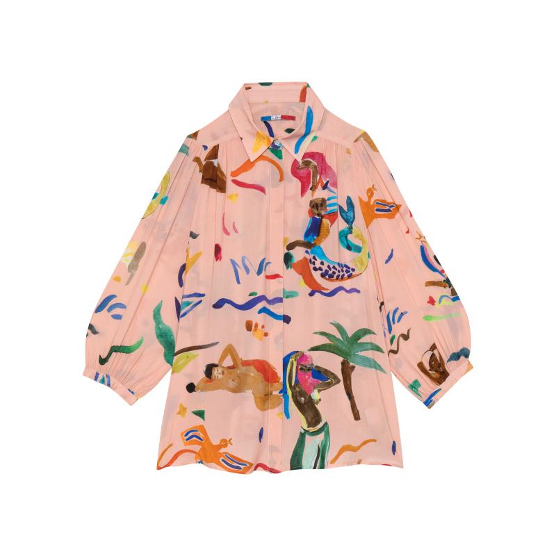 G.kero BLOUSE ABRA ROSSA