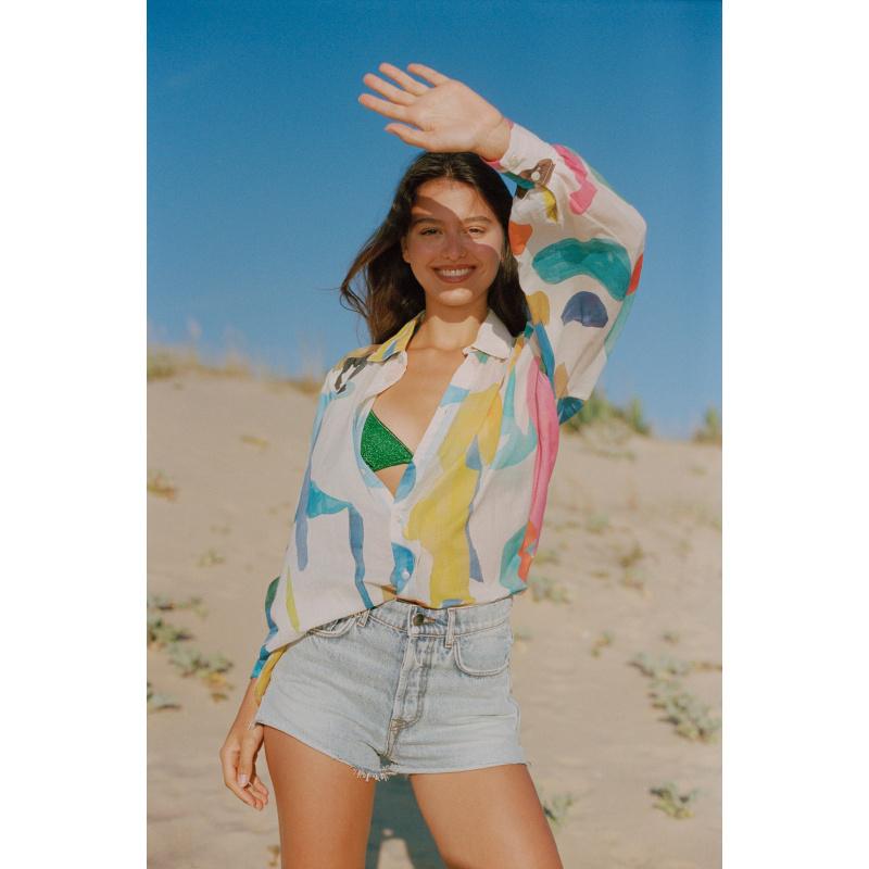 g.kero BLOUSE BALLON RAINBOW