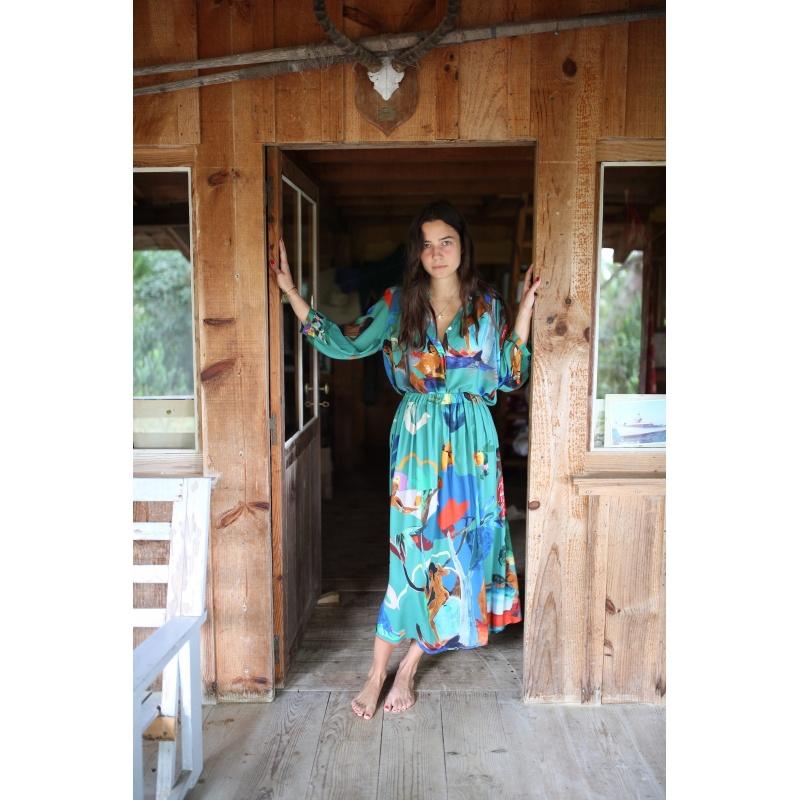 G.kero BLOUSE Belle De Nuit Green