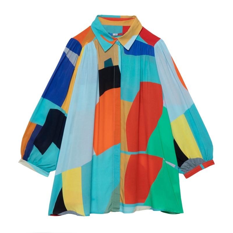 g.kero BLOUSE Chess Player Jade