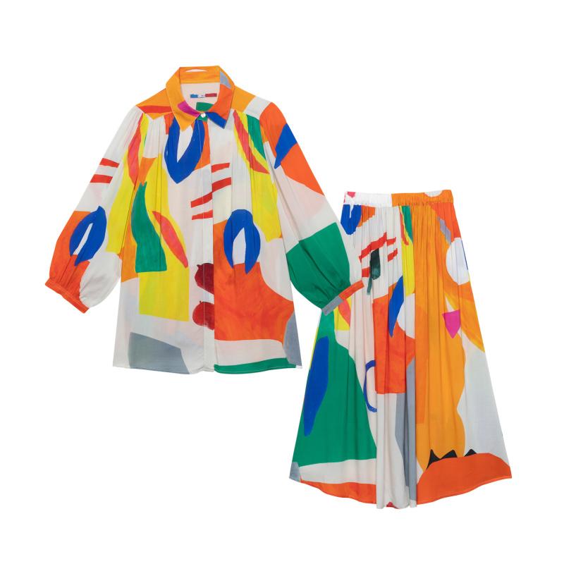 G.kero BLOUSE GEOMETRIE JOE