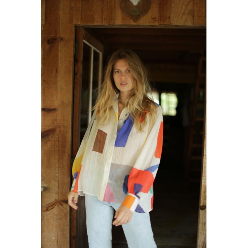 G.kero Blouse Manches Ballon Big Colors