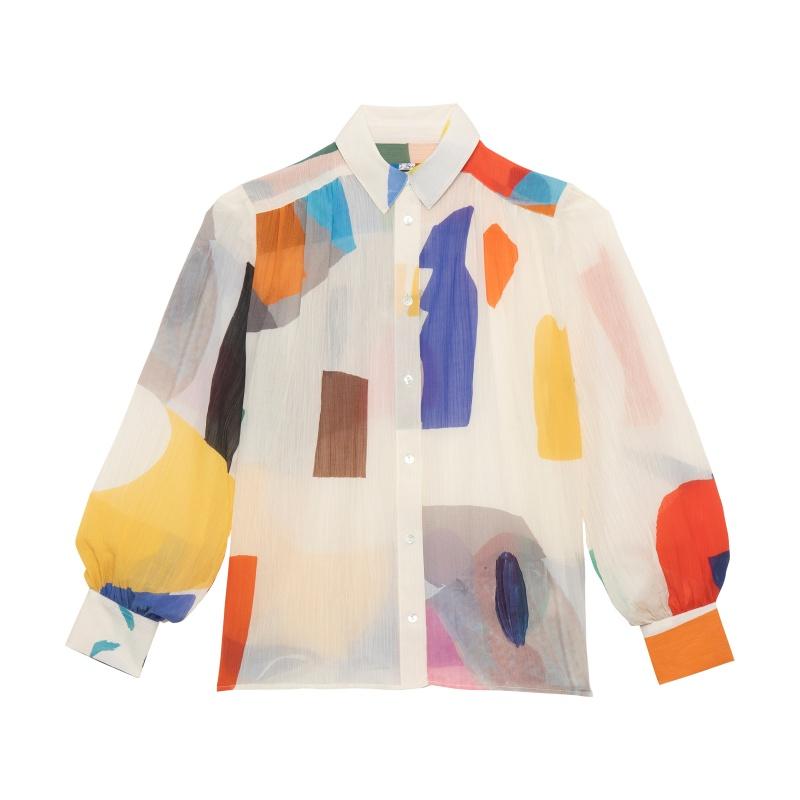 G.kero Blouse Manches Ballon Big Colors