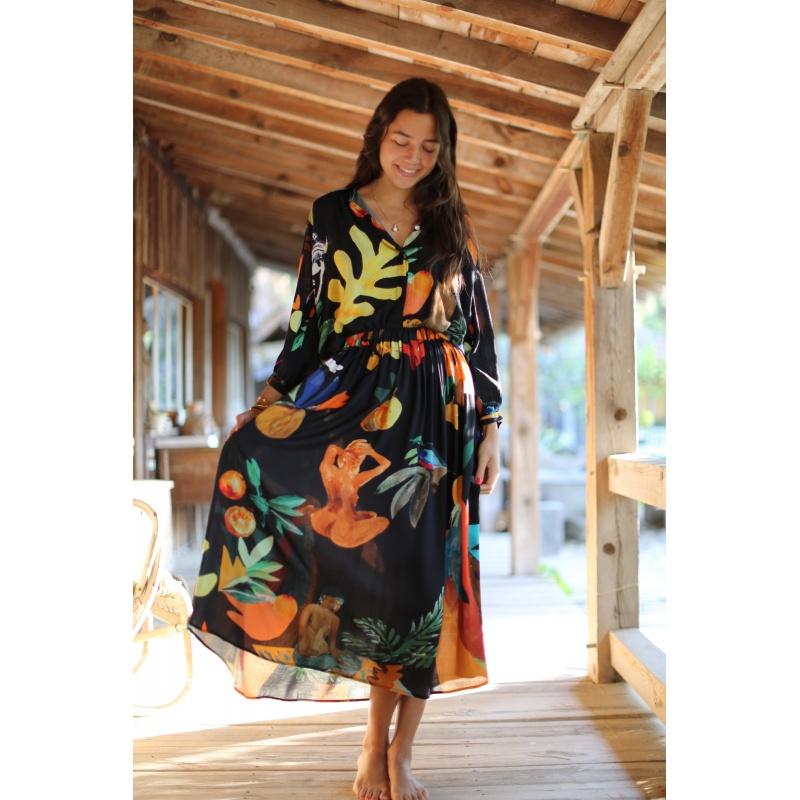 G.kero BLOUSE Nero Frutad