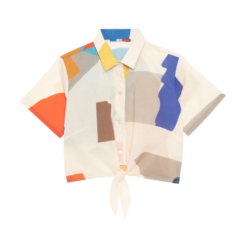 G.kero Chemise Crop Big Colors