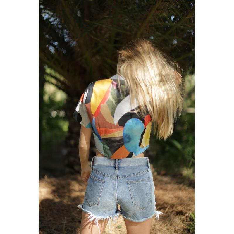 G.kero Chemise Crop Jaguar