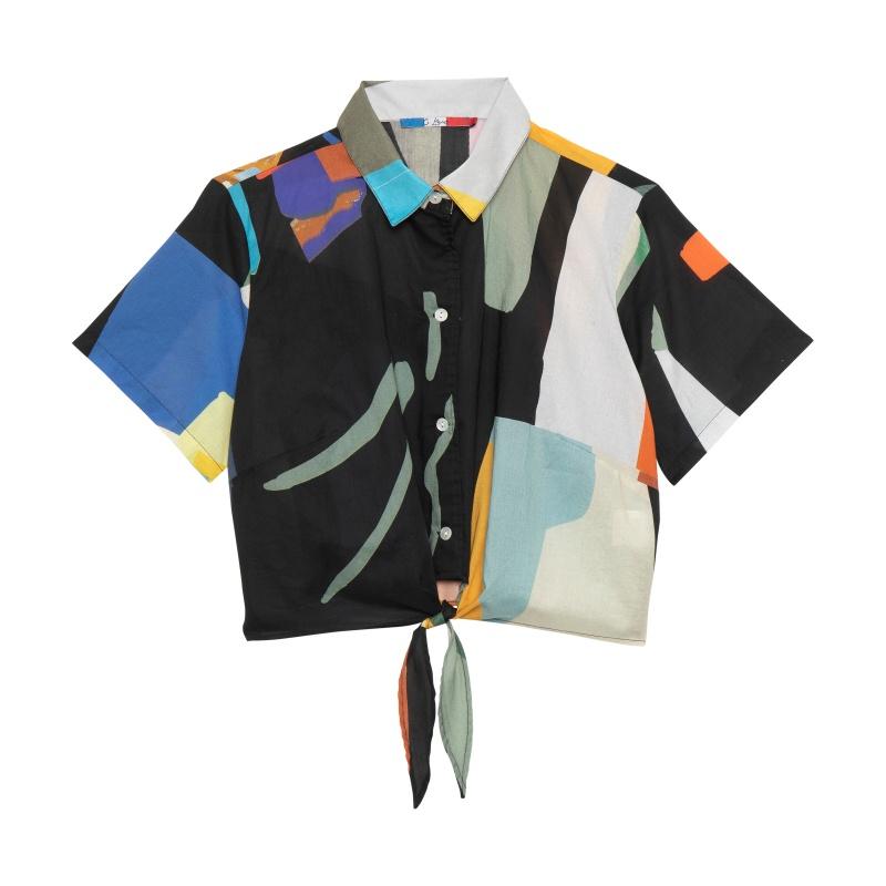 G.kero Chemise Crop Jaguar