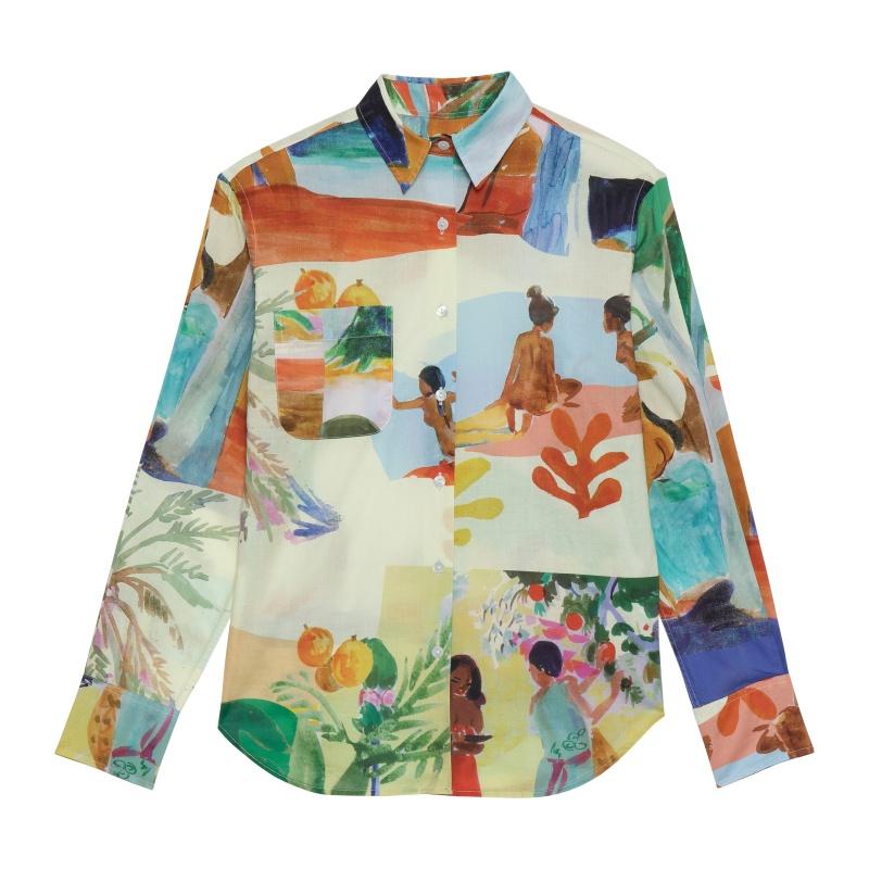 G.kero CHEMISE EN COTON Belle De Nuit