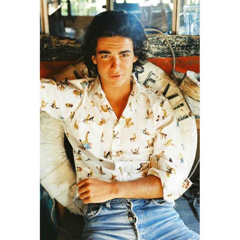 g.kero CHEMISE EN COTON COUPLE X