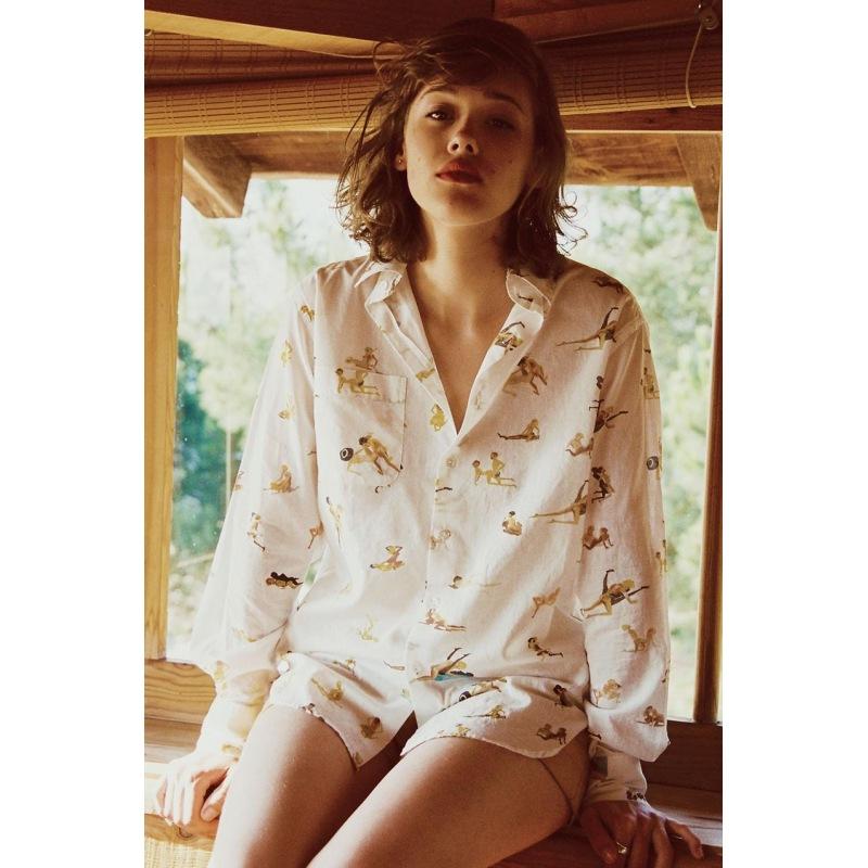 g.kero chemise en coton Couple X