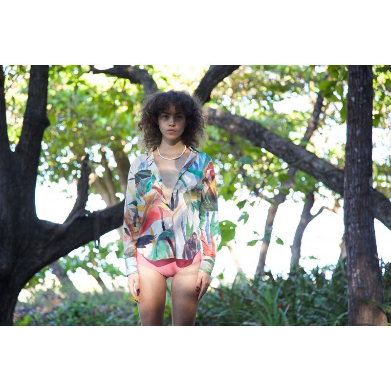 G.kero CHEMISE EN COTON Monkey Trees