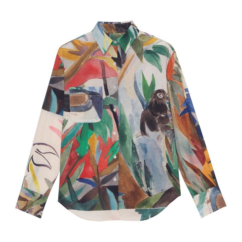 G.kero CHEMISE EN COTON Monkey Trees