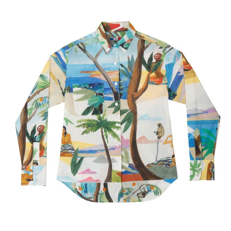 g.kero CHEMISE EN COTON Palm Beach