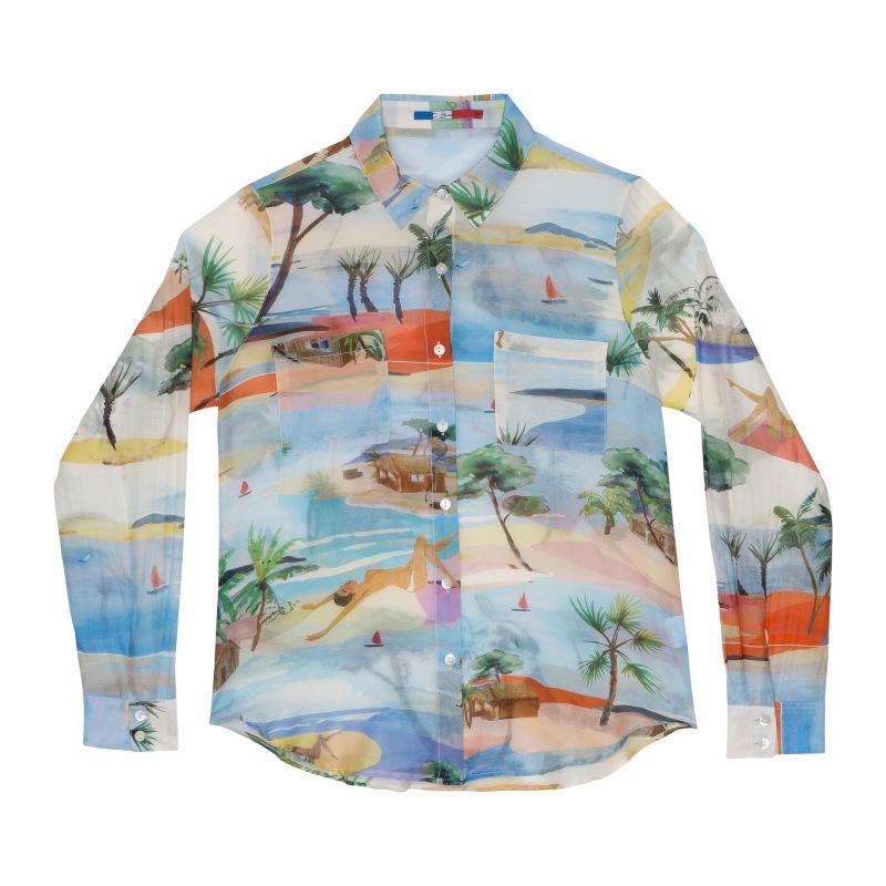 G.kero CHEMISE EN COTON SOIE La Pointe