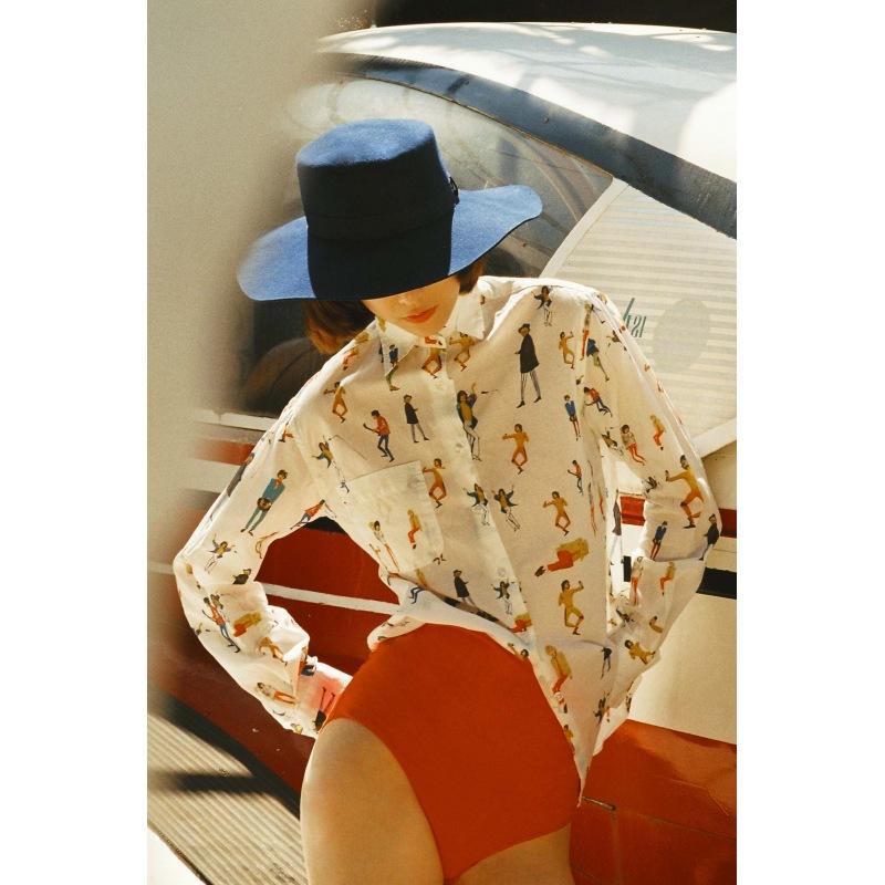 g.kero CHEMISE EN COTON Super Stones