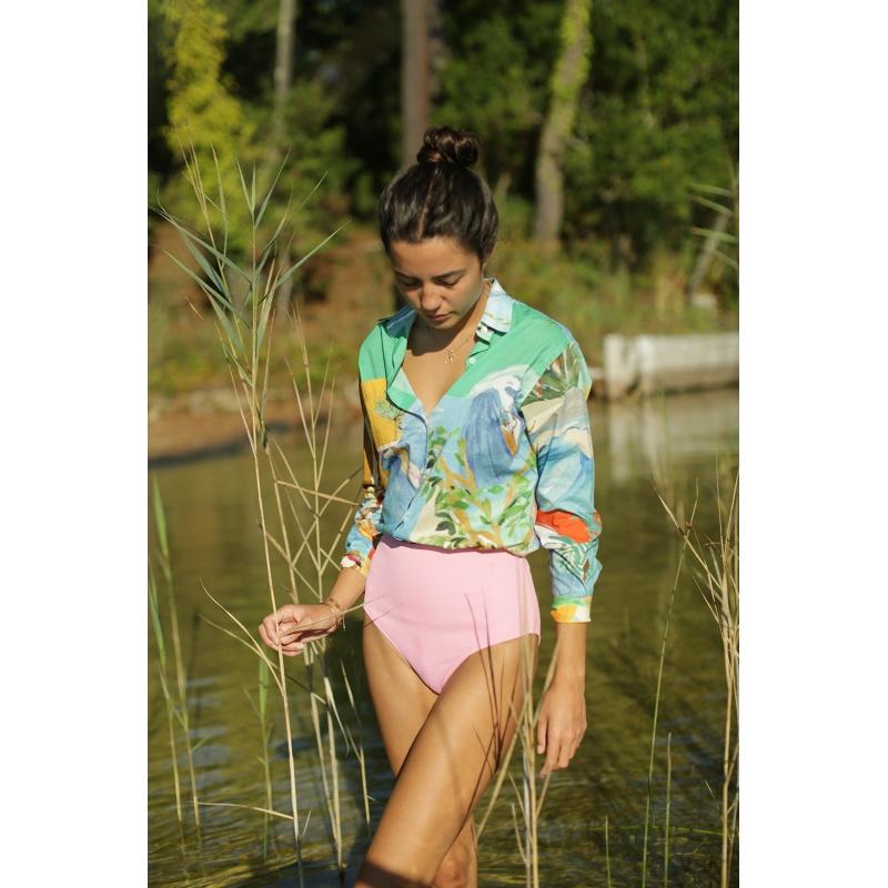 g.kero CHEMISE EN COTON Surf Color