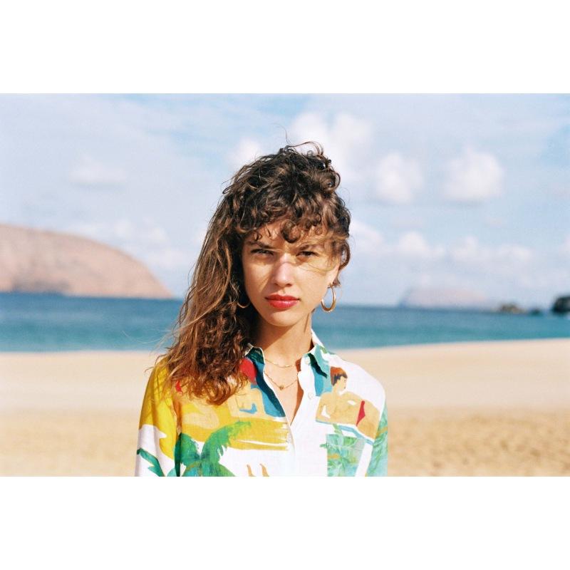 G.kero Chemise En Lin Beach Girl