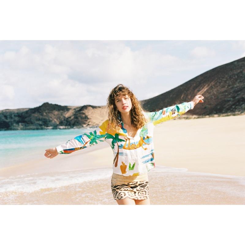 g.kero chemise en lin Beach girl