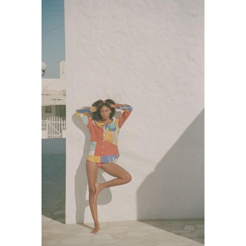 g.kero Chemise en lin Flash Boom