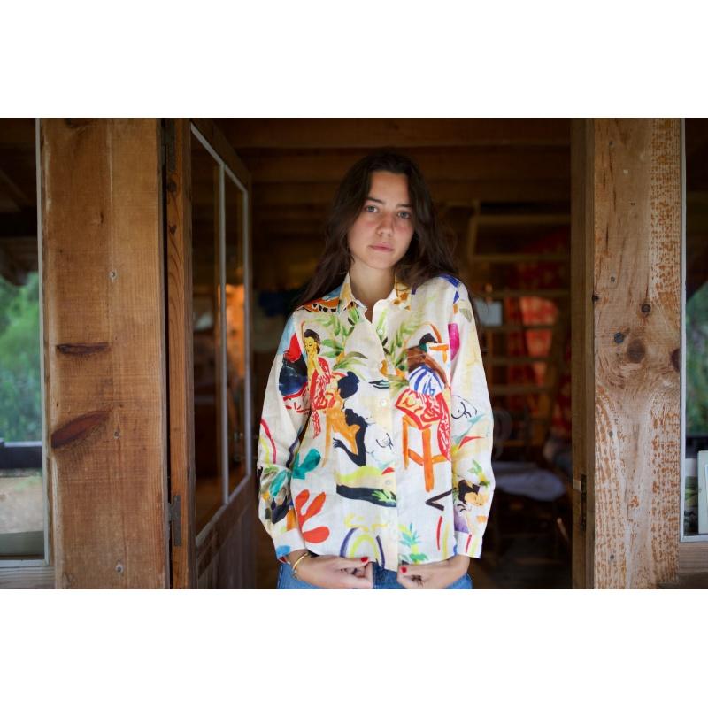 g.kero CHEMISE EN LIN Hammam