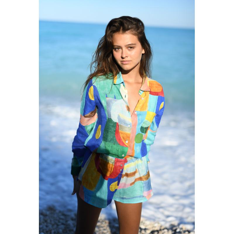 g.kero CHEMISE EN LIN METISSE