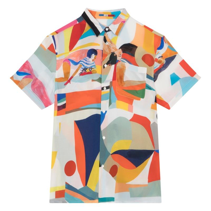 g.kero CHEMISE HAWAÏENNE ABSTRACT FUNK