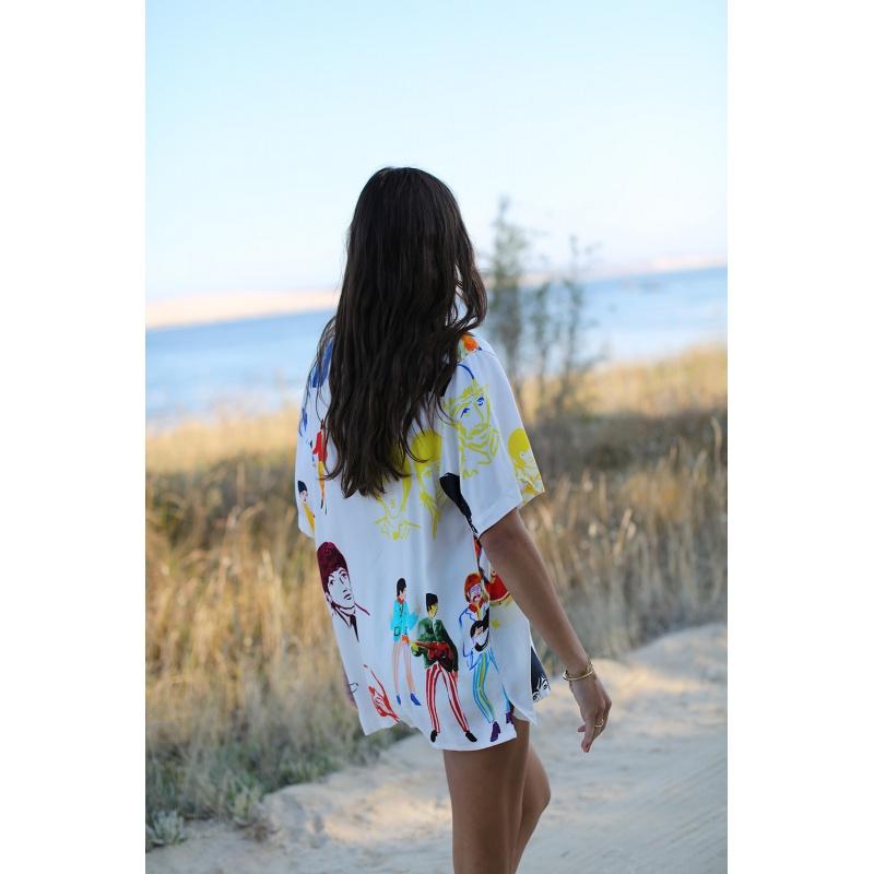 G.kero CHEMISE HAWAÏENNE BEATLES