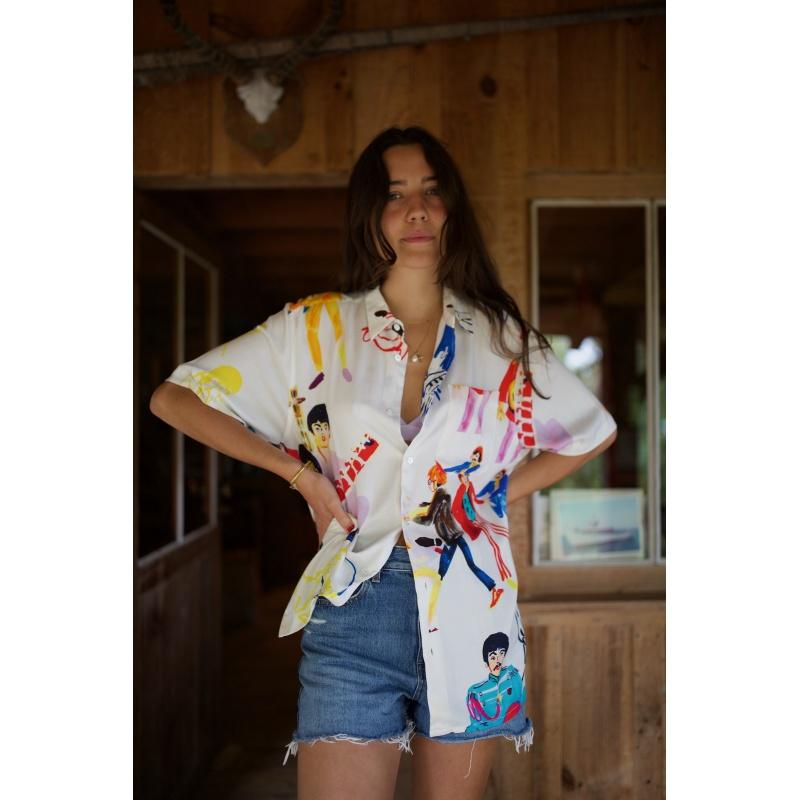 G.kero CHEMISE HAWAÏENNE BEATLES
