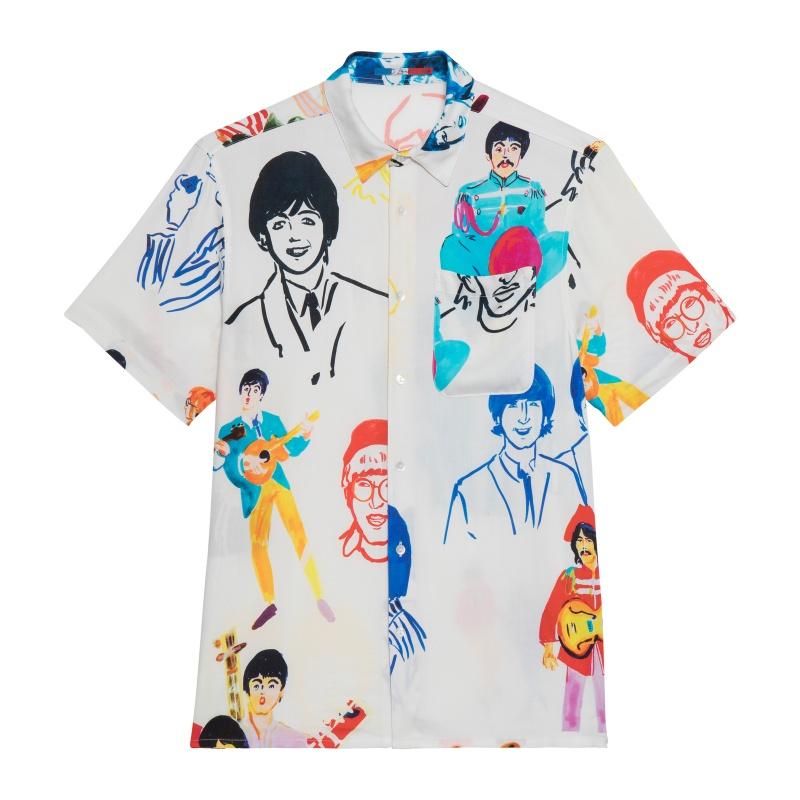 G.kero CHEMISE HAWAÏENNE BEATLES