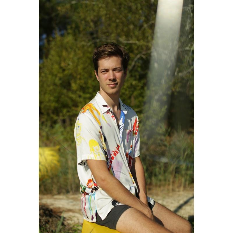 g.kero CHEMISE HAWAÏENNE BEATLES