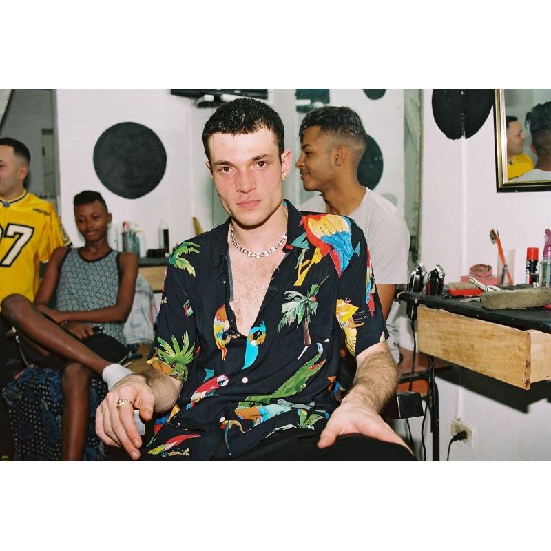 g.kero CHEMISE HAWAÏENNE BLACK JUNGLE