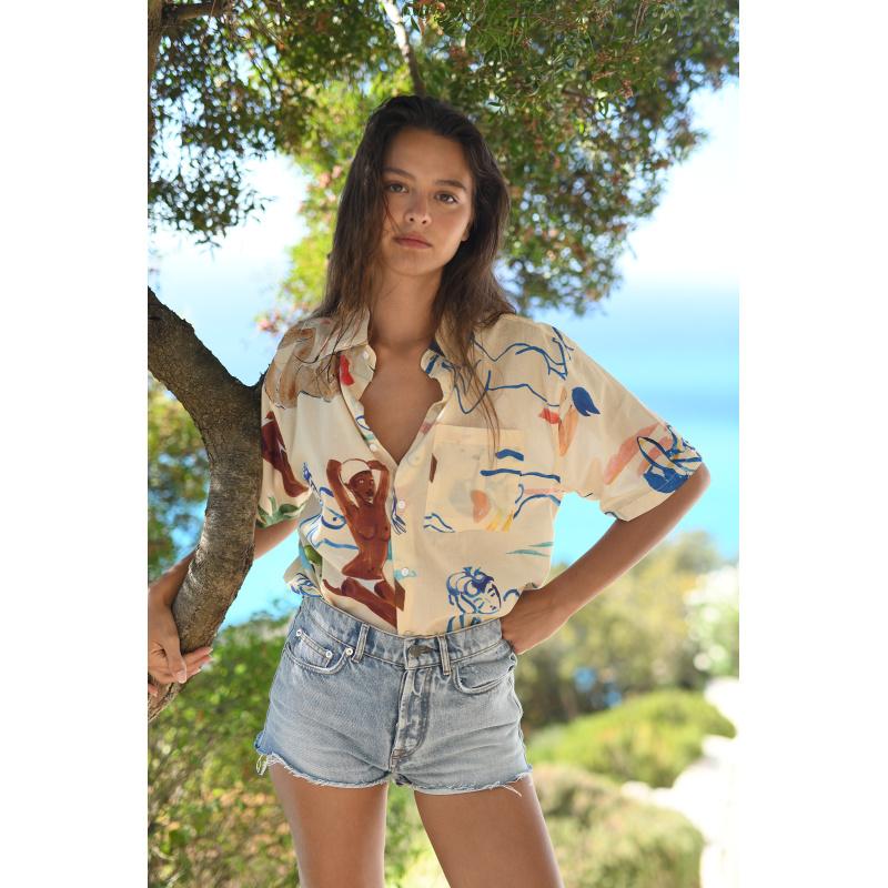 g.kero CHEMISE HAWAÏENNE CRUSH MODELS