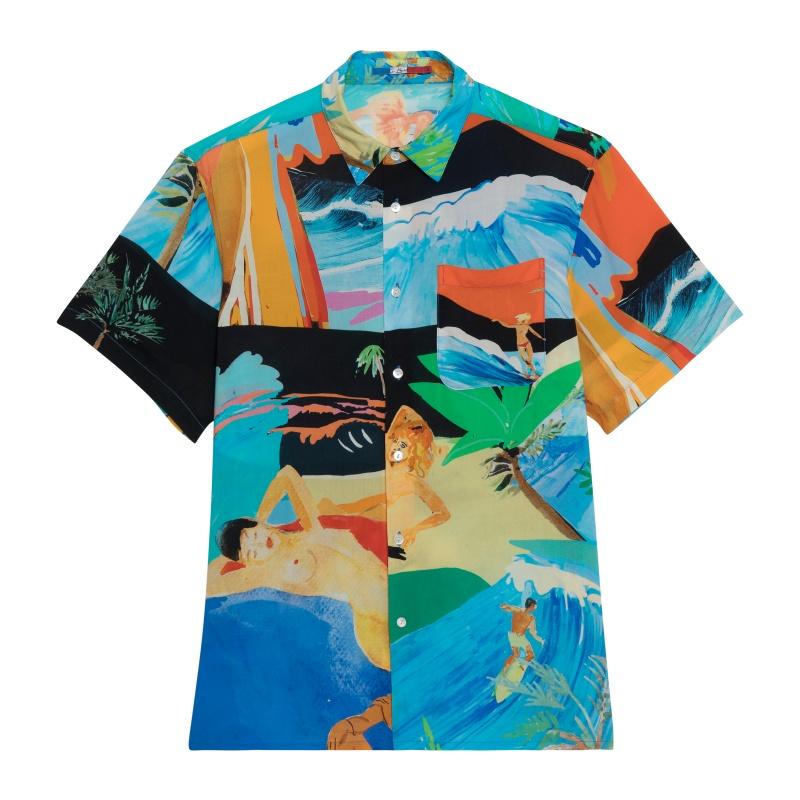 g.kero CHEMISE HAWAÏENNE SURF PSYCHO