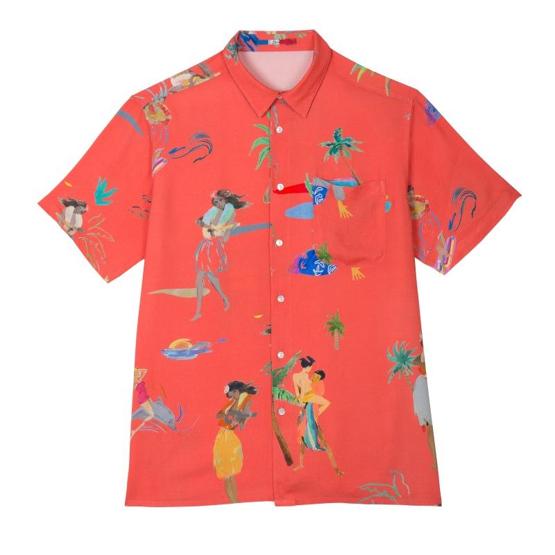 g.kero CHEMSIE HAWAÏENNE YUKULELES RED