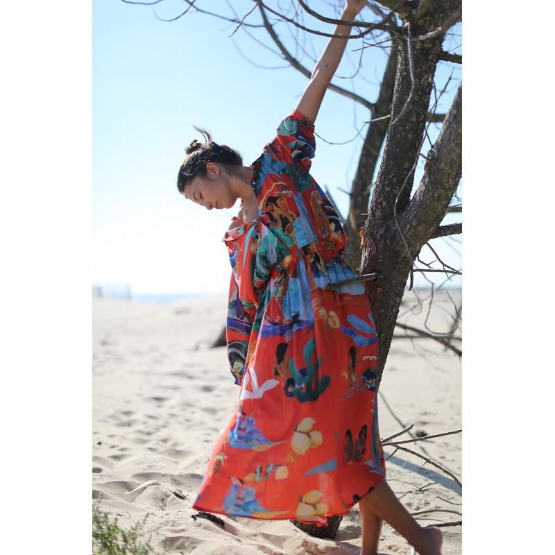 G.kero Jupe Belle De Nuit Rouge