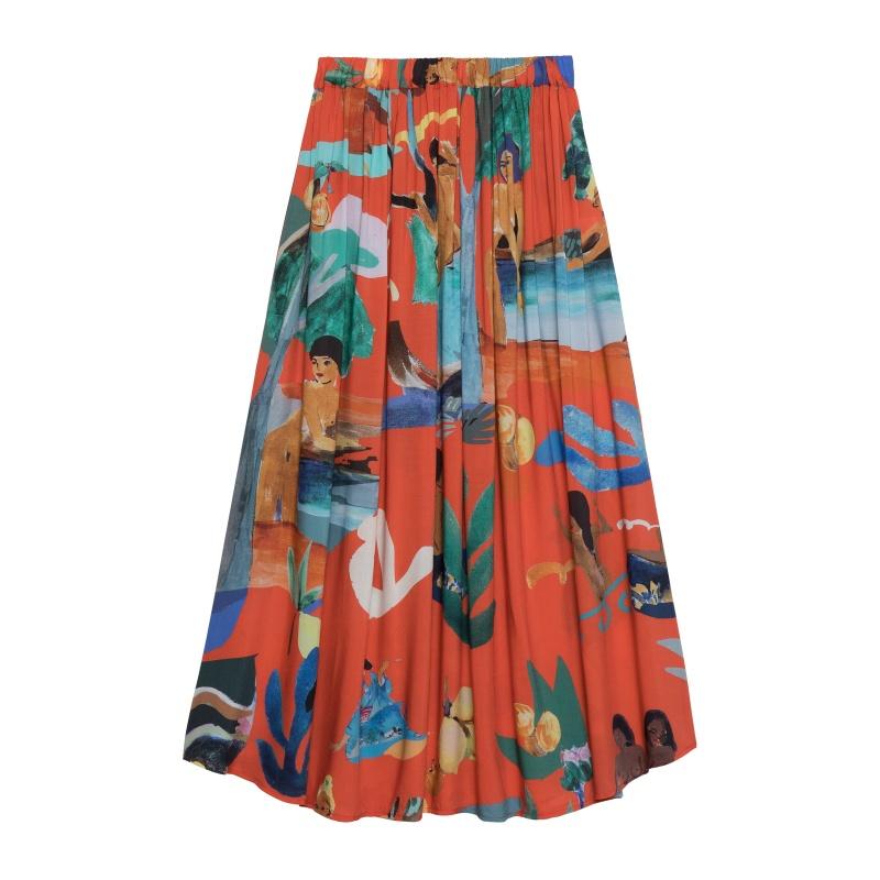 G.kero Jupe Belle De Nuit Rouge