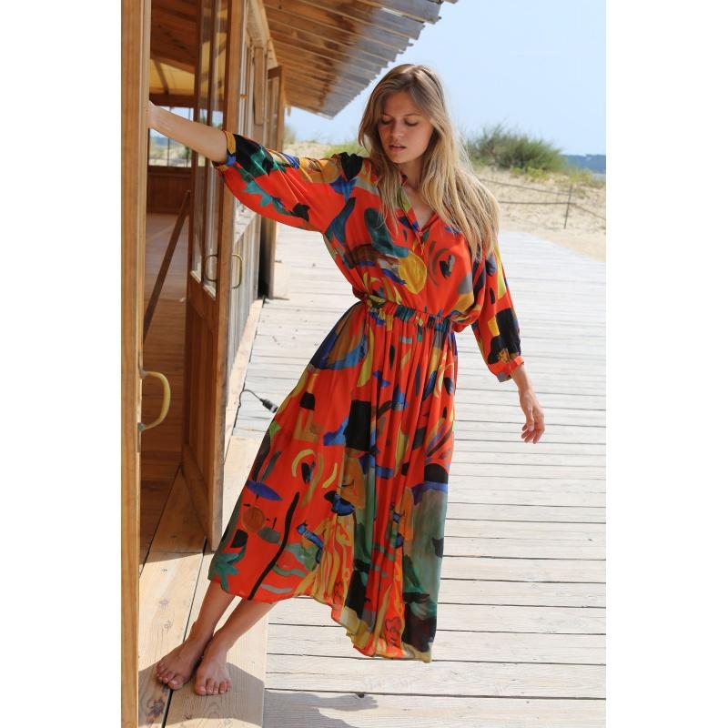 g.kero Jupe Guitar Girl Rouge