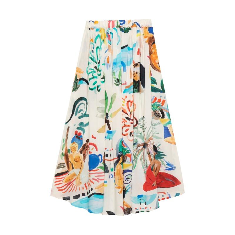 G.kero Jupe Le Bain Fleuri