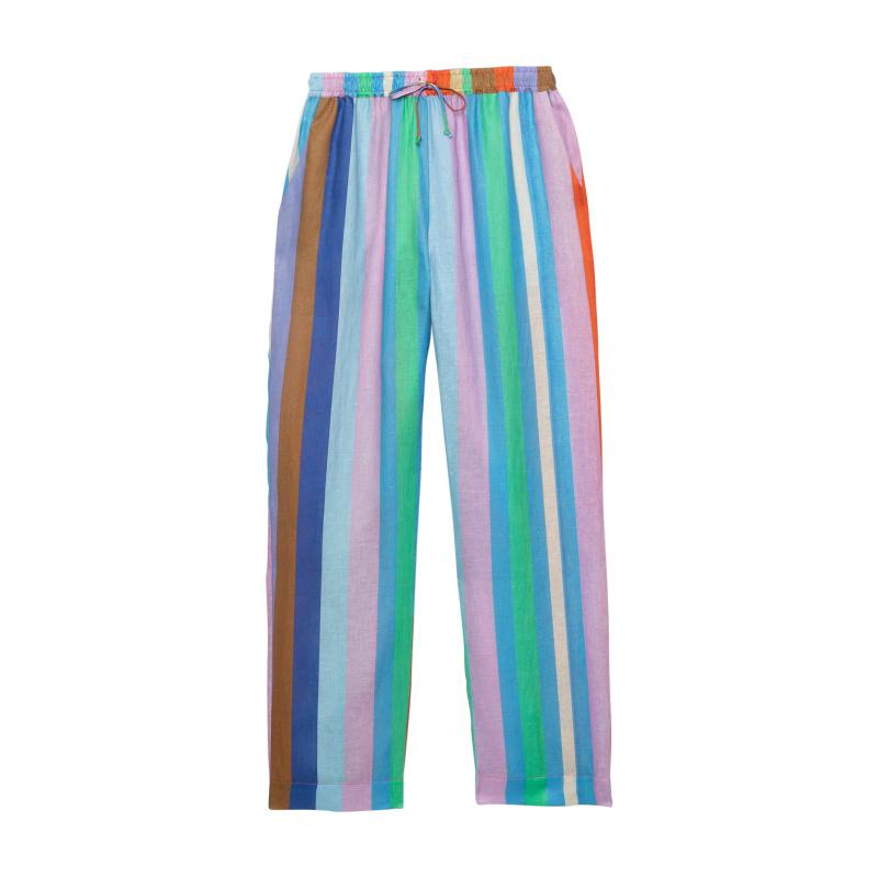G.kero PANTALON EN LIN CANELLE